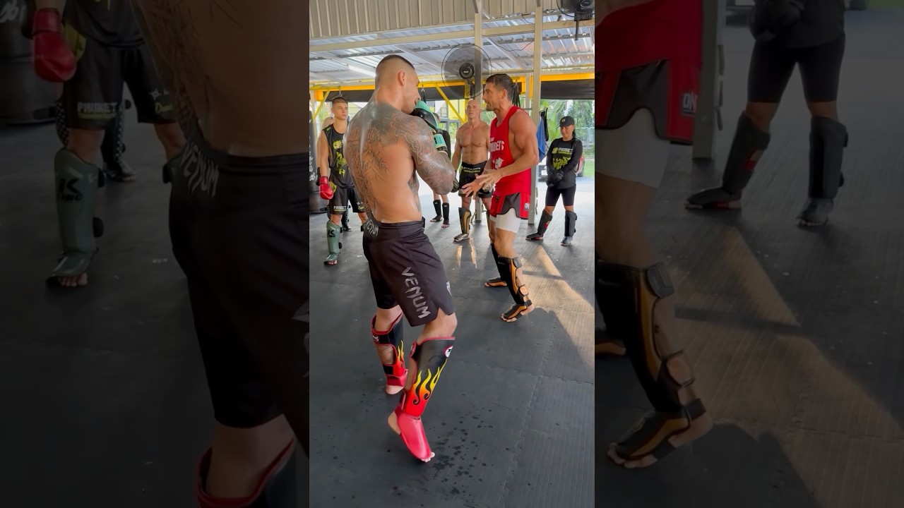 ЗАЩИТА ОТ ВНУТРЕННЕГО КАЛФ-КИКА (calf kick defense)