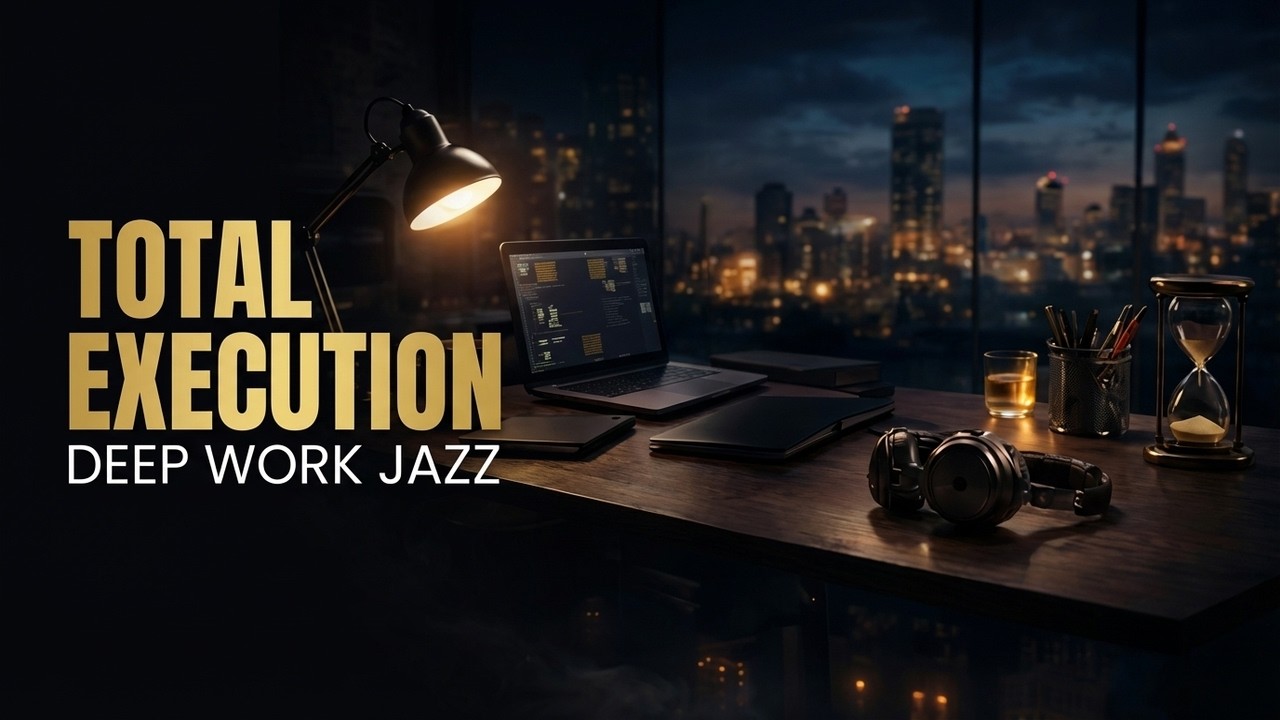 1H30 Elite Focus Jazz – Total Execution | Deep Work & Productivity Music