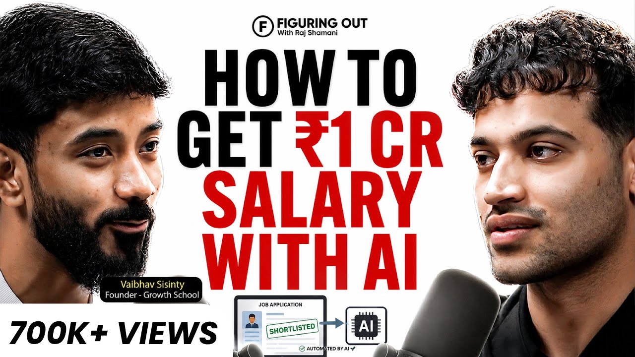 How To Grow Your Salary To ₹1 Crore Using AI | Vaibhav Sisinty | FO514 Raj Shamani