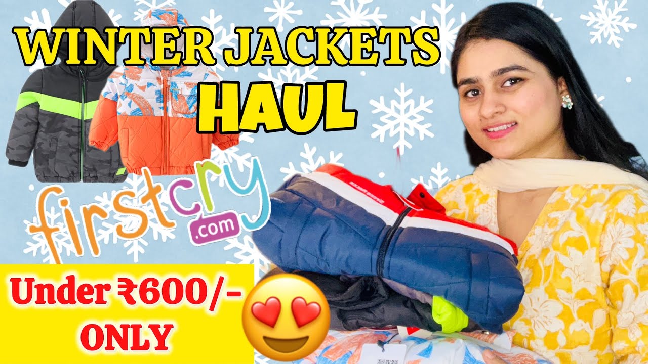 Baby Boy Winter Clothing HAULfrom FirstCry | HONEST Review | Under Rs. 600/- 😱 | Kids Winter Jackets