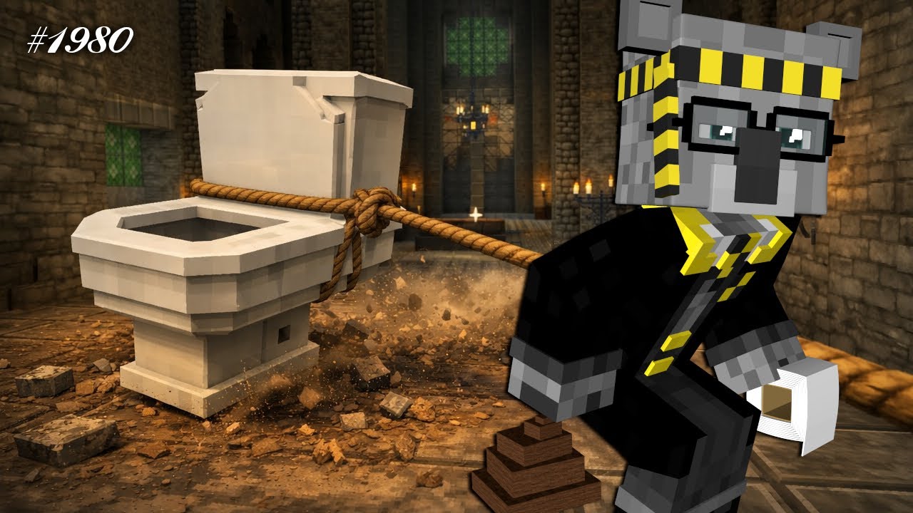 Wir bauen die TOILETTEN Räume der SLYTHERINS! 💩 | Let's Build Hogwarts #1980