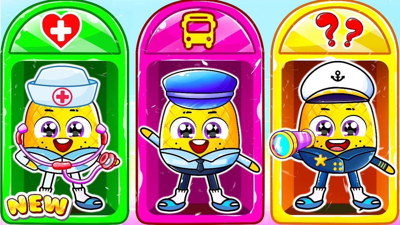 Bus Driver Boy, Doctor Boy and Captain Boy Song | Profession Song | YUM YUM - Funny Kids Songs