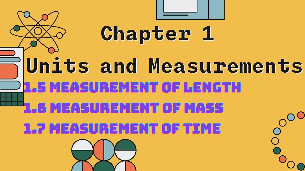 Chapter (1) Units and Measurement [Part - 4]