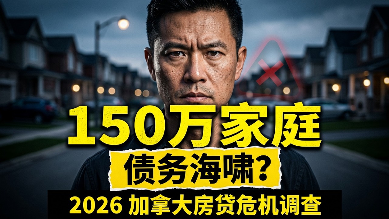 【终极清算】加拿大房贷续约悬崖暴增 50%：150 万个家庭正冲向债务海啸