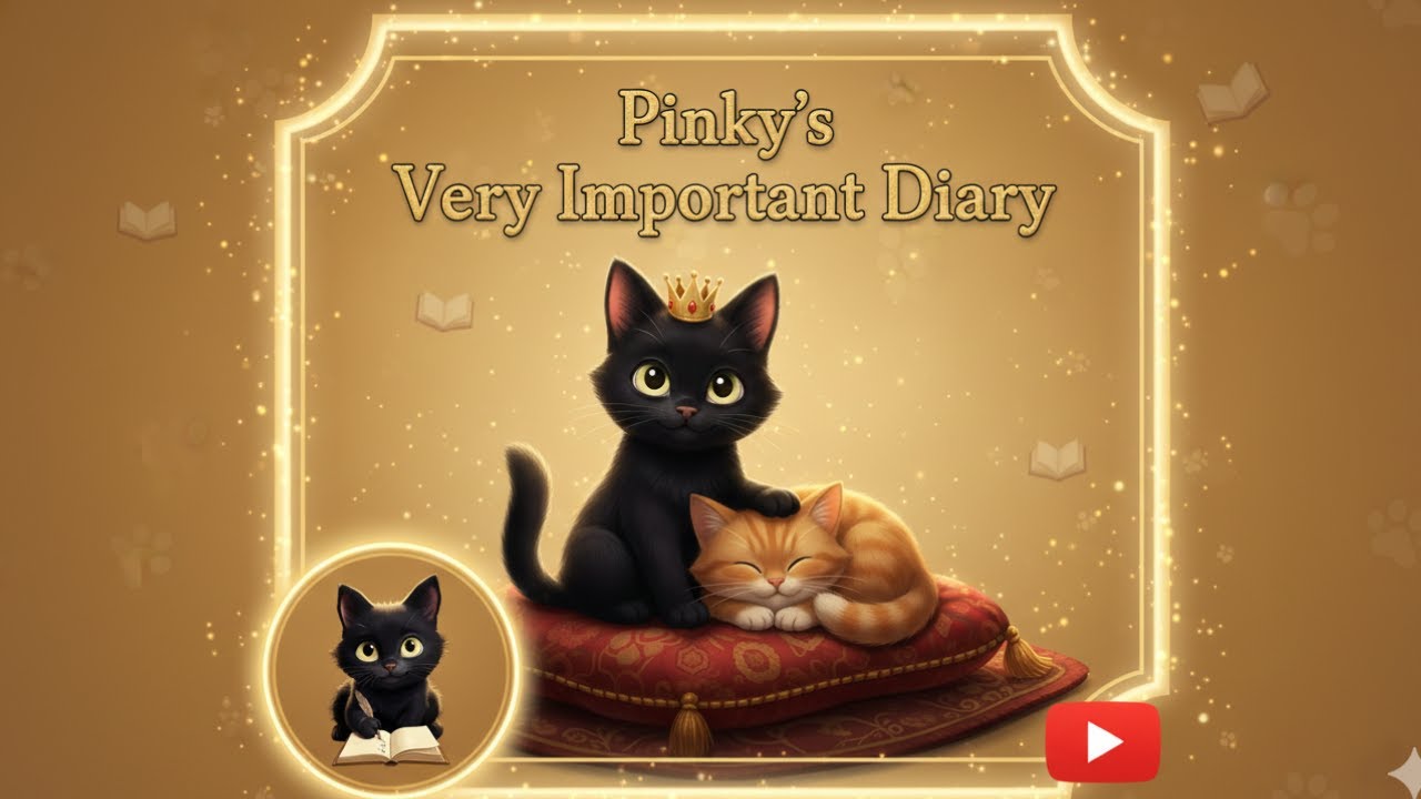 Pinky’s Very Important Diary — a funny diary-style picture book for ages 6–9.
