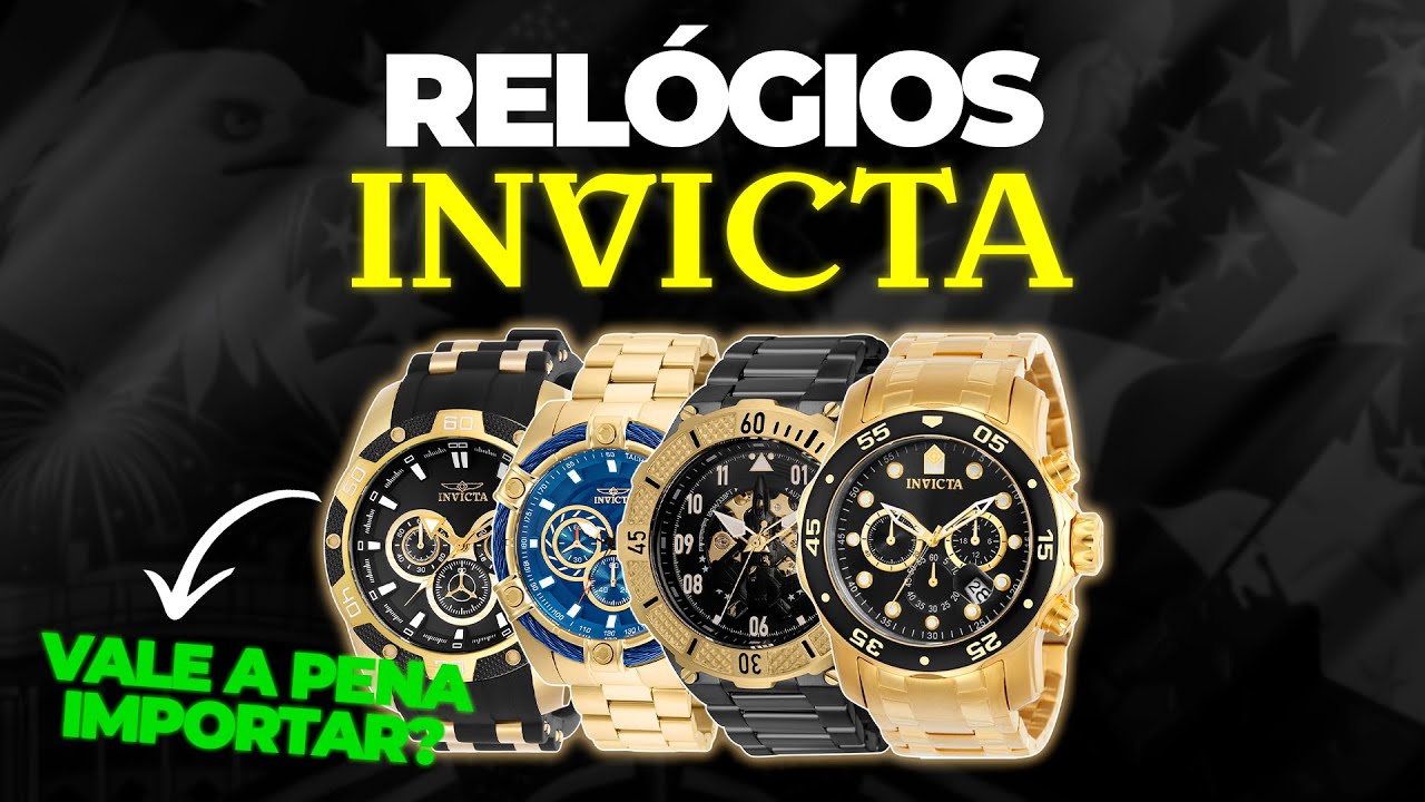 RELÓGIOS INVICTA: Veja quanto economizar importando dos EUA