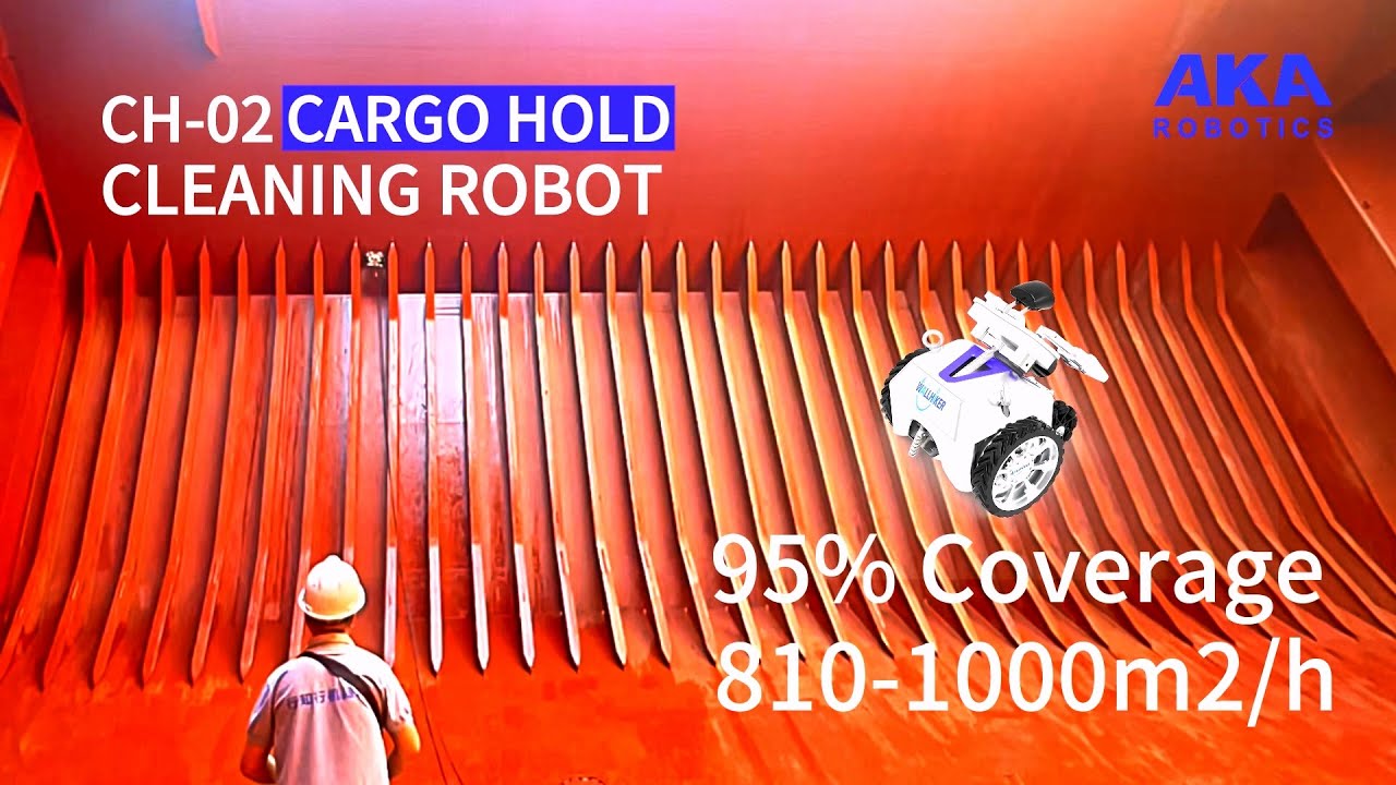 NEW ARRIVAL! WallHiker CH-02 Cargo Hold Cleaning Robot