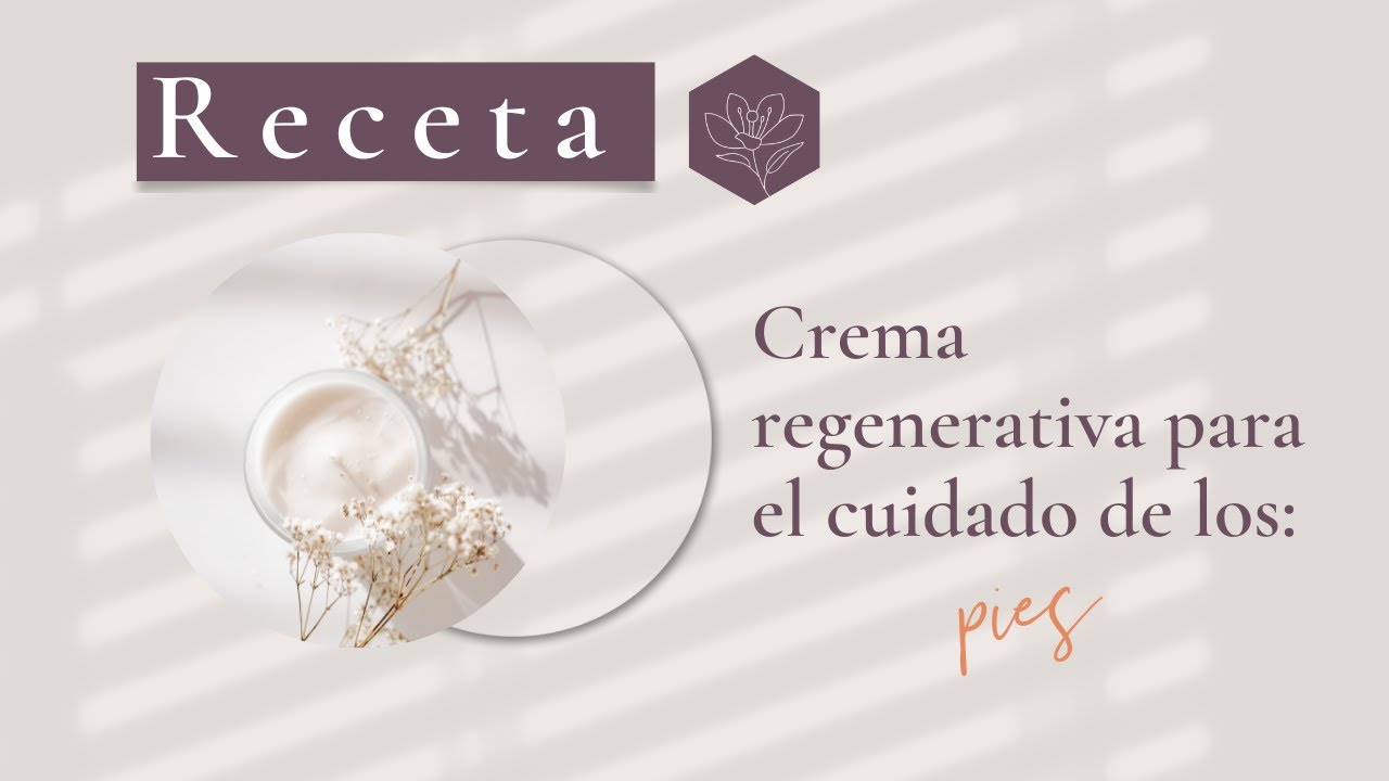 Cómo hacer CREMA regenerativa para PIES con UREA  🌺 Recetas COSMÉTICA NATURAL🌺