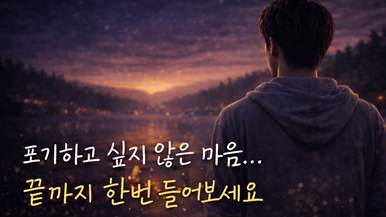 포기하고 싶을 때… 이 노래가 마음을 알아줄 거예요 | 공감 감성 발라드 플레이리스트
