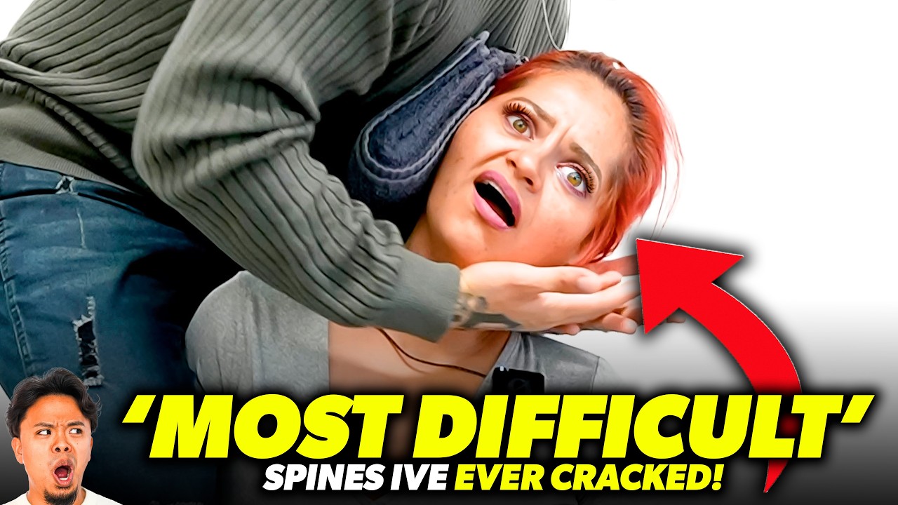 *MOST CHALLENGING* SPINES EVER CRACKED! 😱🤯 | Asmr Crunchy Chiropractic Back Pain | Tubio