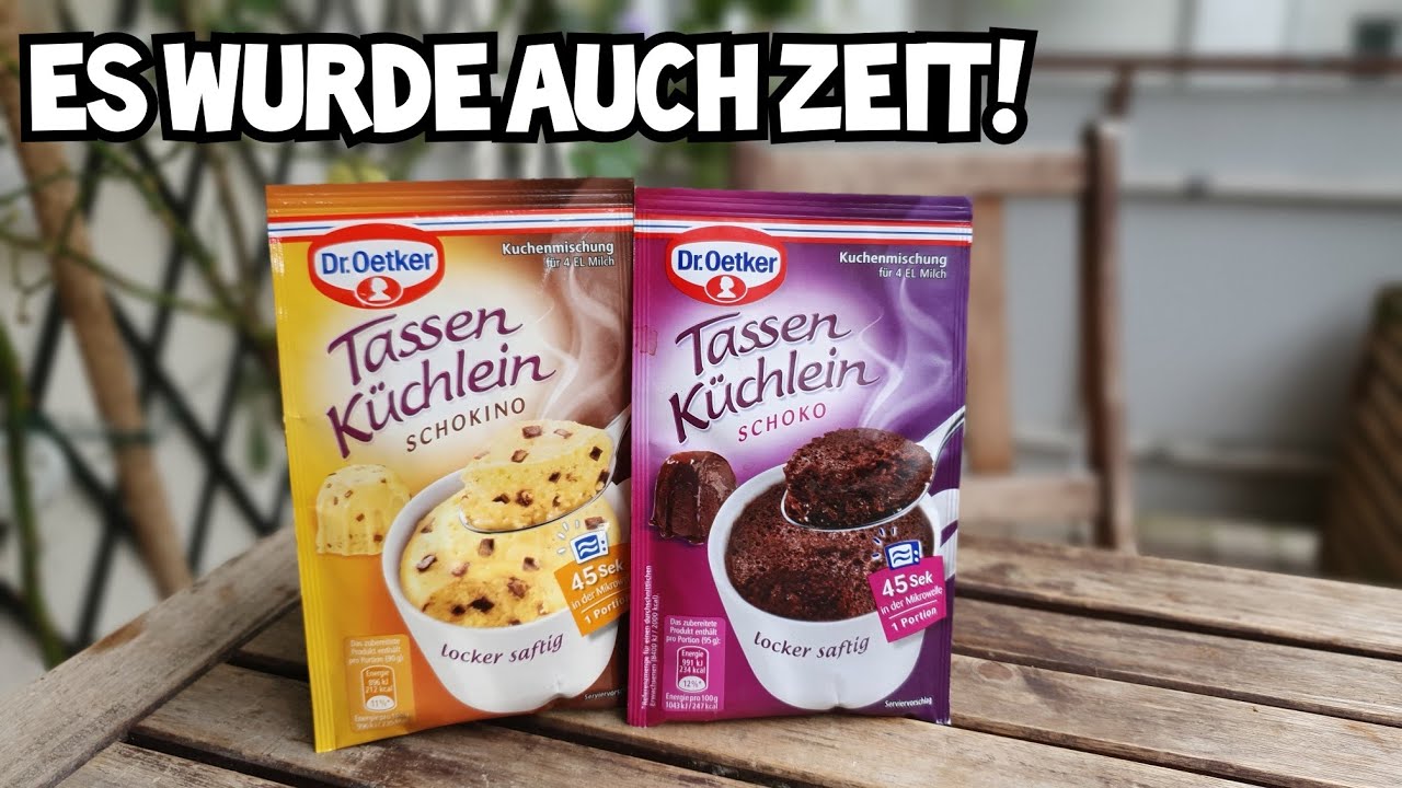 Mein erstes Mal Dr. Oetker Tassen Küchlein | Eine heiße, süße, saftige und leckere Sünde