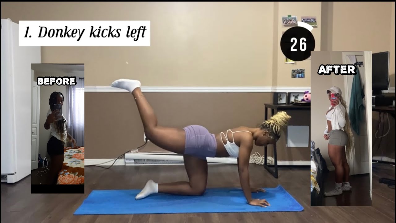 6 MIN SHORT BUT INTENSE GLUTES (Not quads)WORKOUT (Even i was struggling)