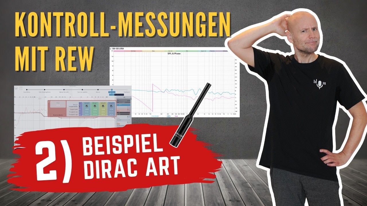 2) REW Kontrollmessungen: Beispiel DIRAC ART
