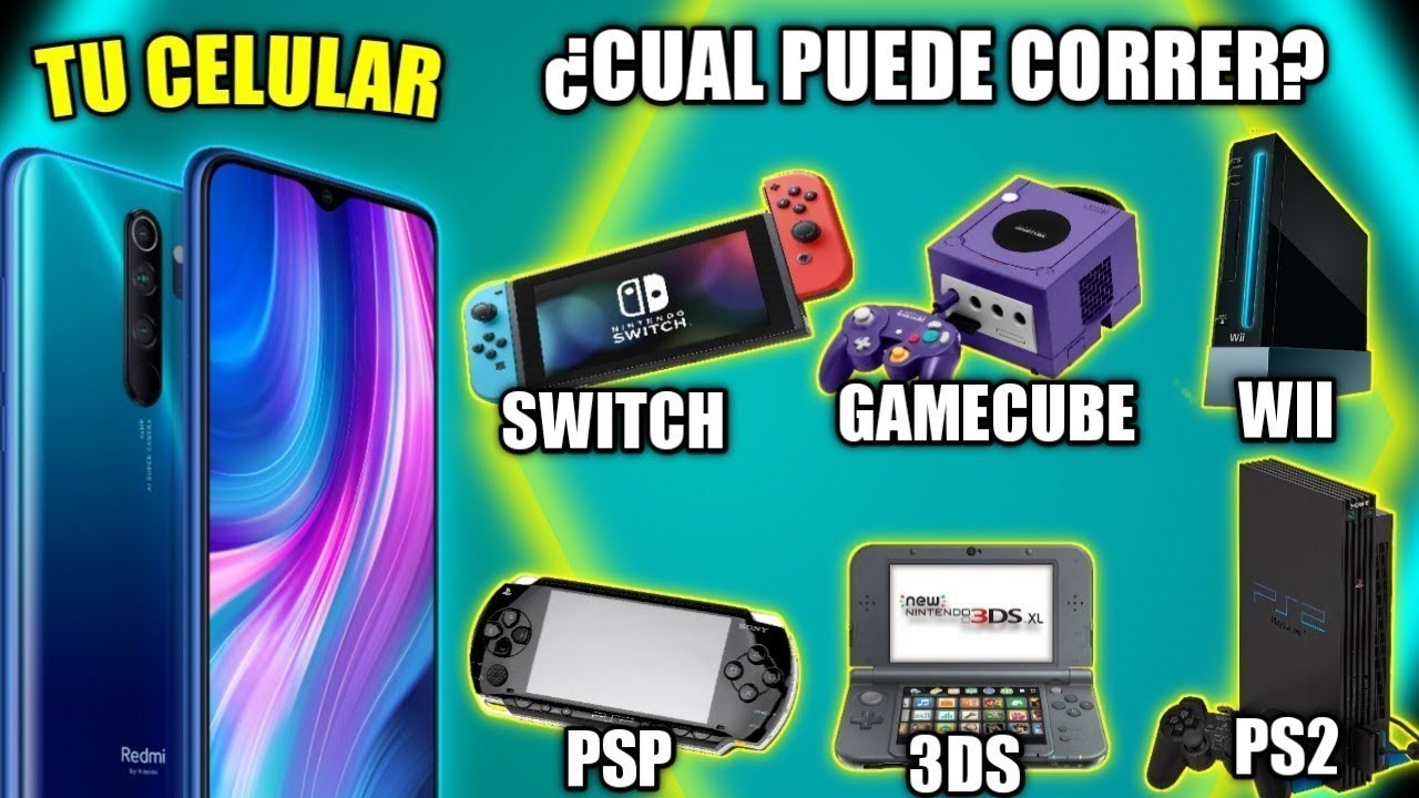 ¿Qué consolas puede correr tu CELULAR?