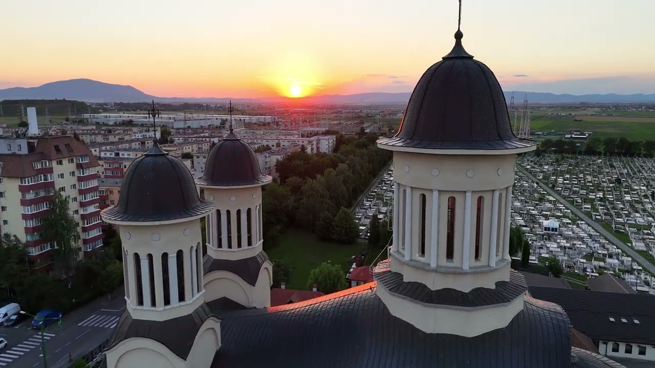 Sunset dronevideo #dji #drone #dronevideoproduction #romania #sunset