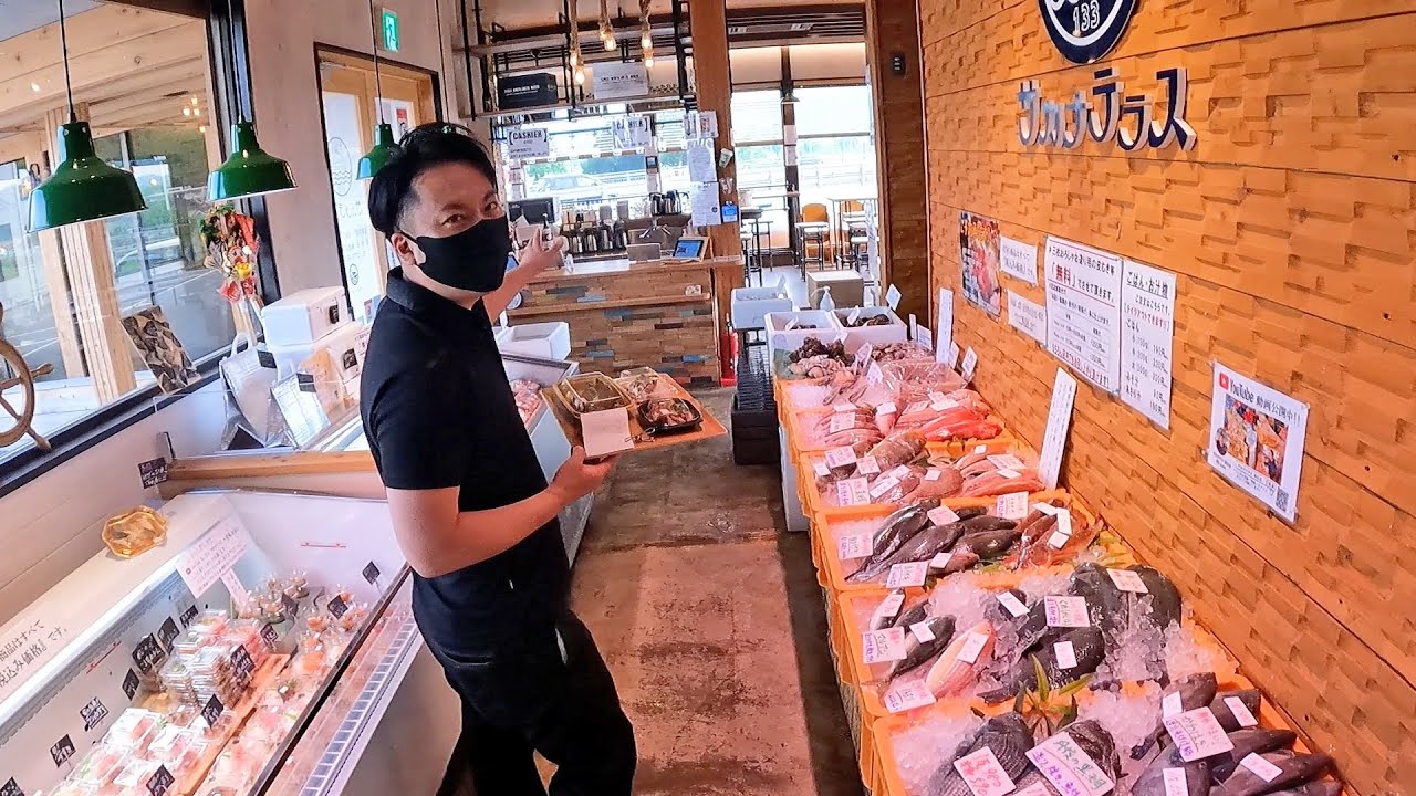 【話題沸騰‼︎】その場で食べれる魚屋さん！サカナテラスを楽しみたい！！