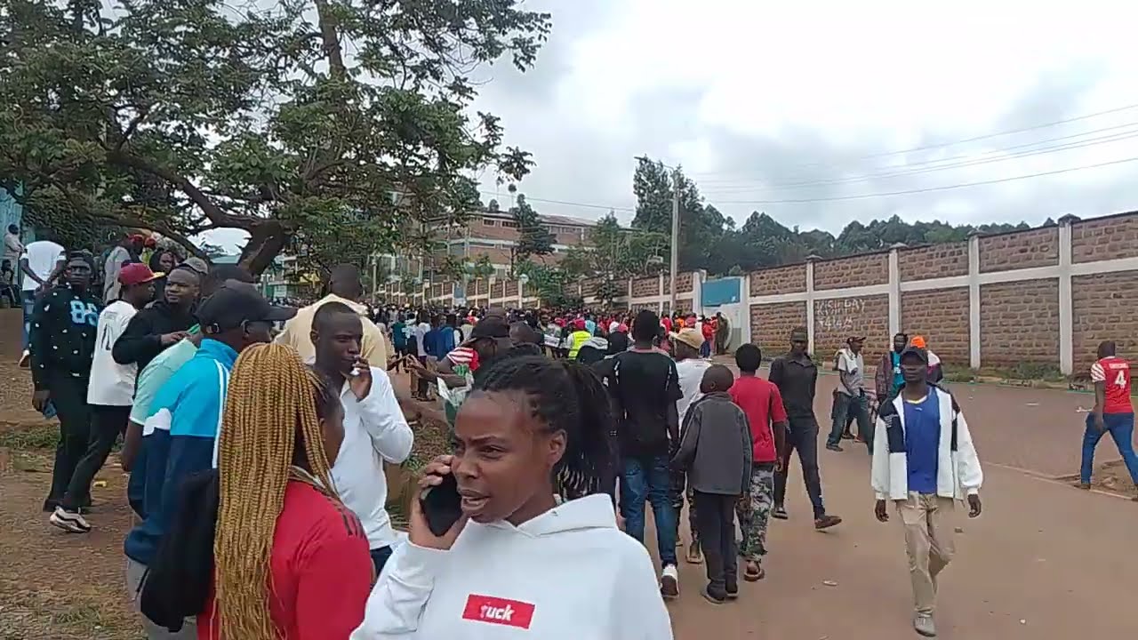 Shabana vs GorMahia /Gusii stadium full, hundreds of police shops and roads closed .. live