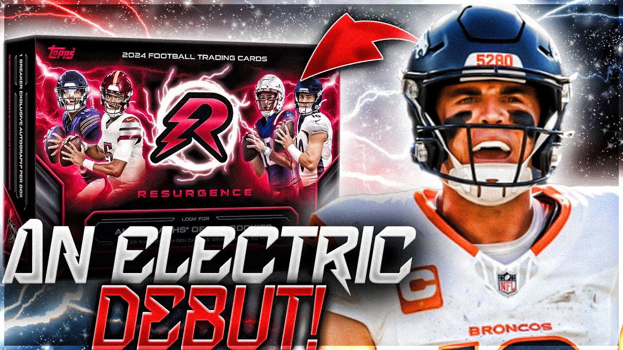 AN ELECTRIC DEBUT!!  | 2024 Topps Resurgence NFL Hobby & Delight Review