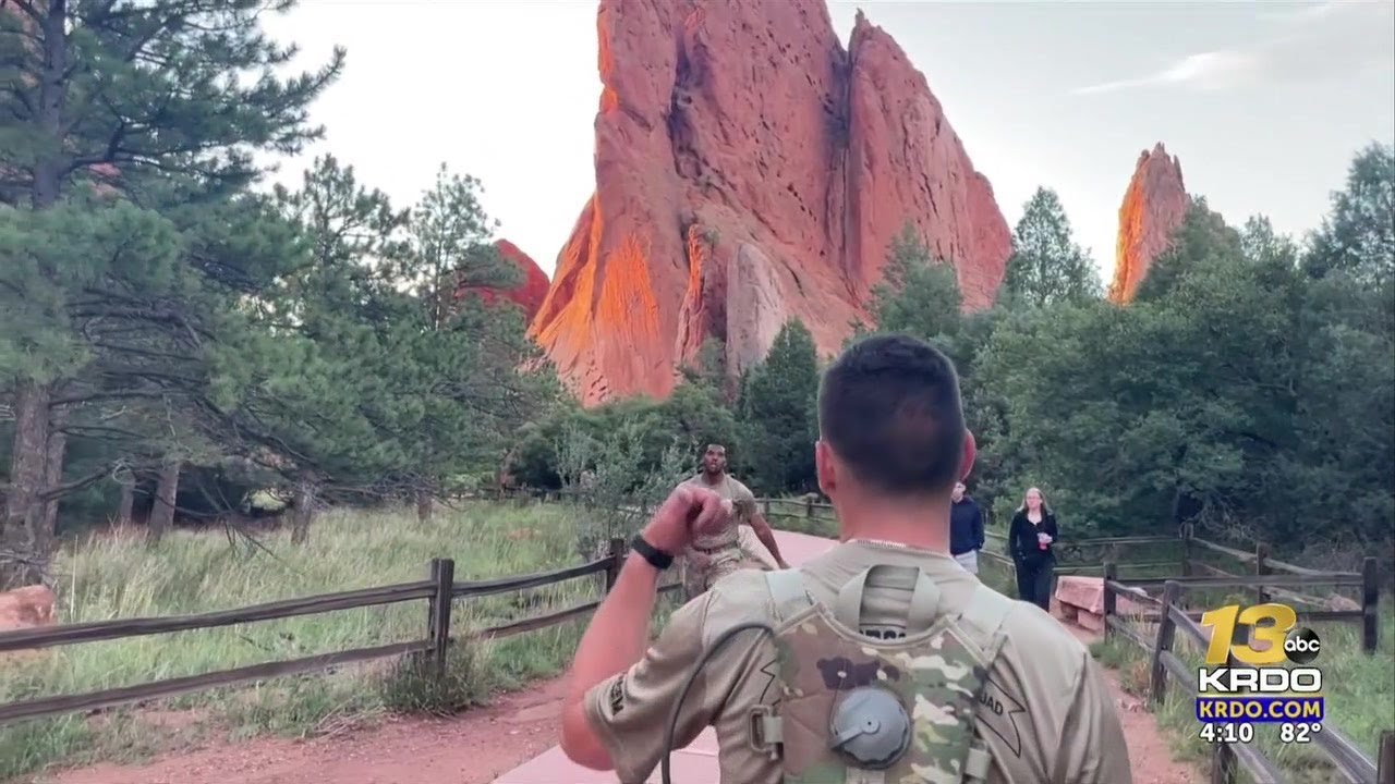 Running with Fort Carson soldiers in 