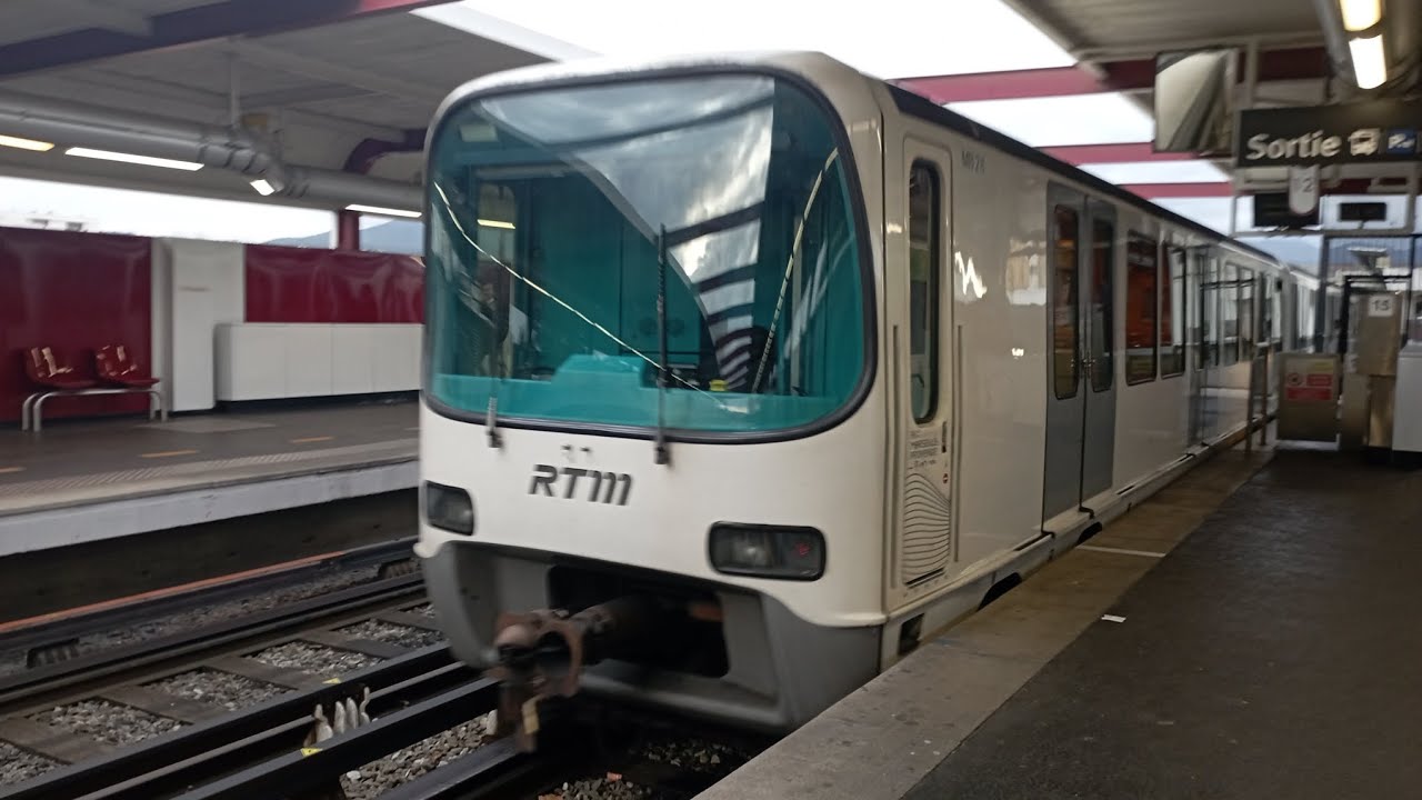 [RTM] (M) MPM 76 sur le M1 destination La Rose - Technopole de Château Gombert