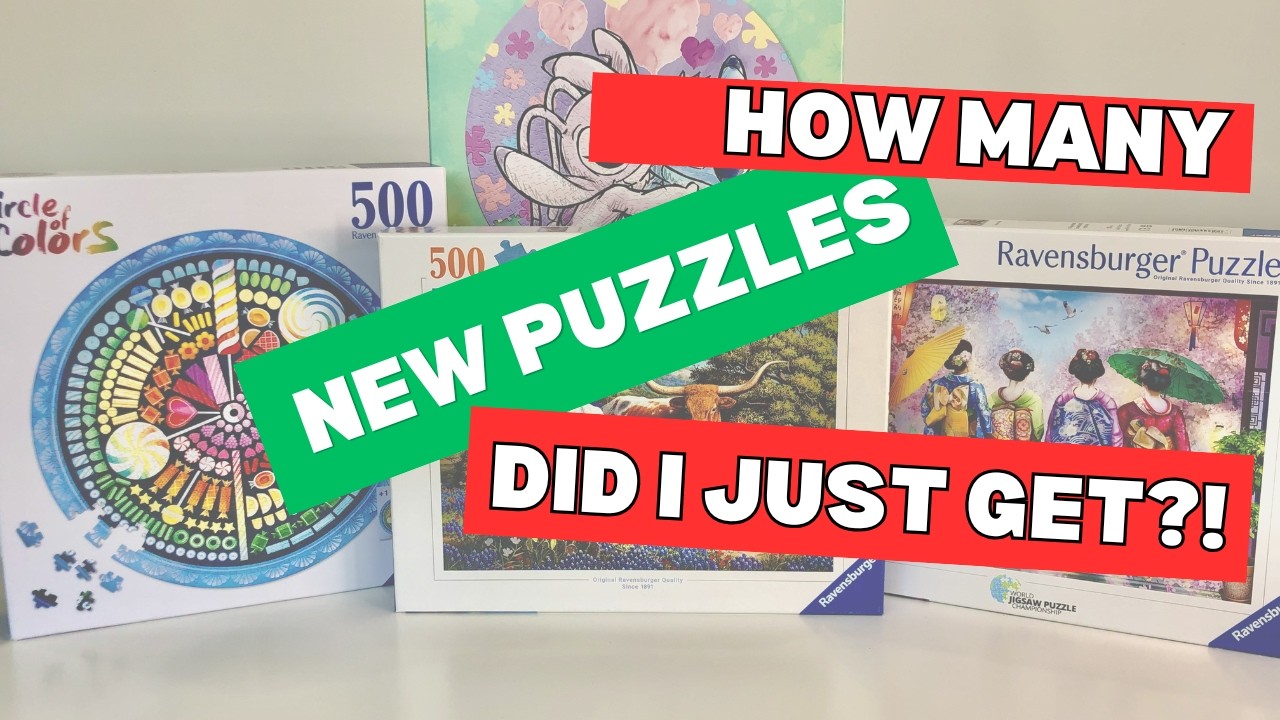 PUZZLE HAUL: a HUGE(!) number of new-to-me puzzles for my collection (Sept & Oct 2025).