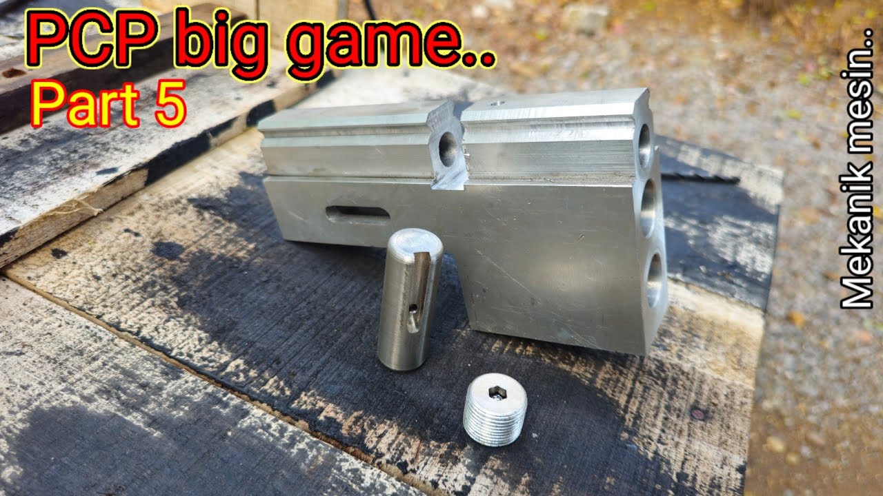 Изготовление камеры PCP big game с помощью токарного станка Часть 5