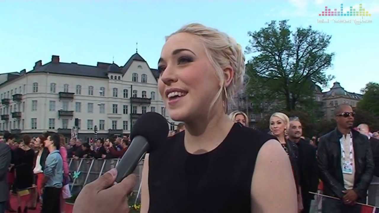 Interview Margaret Berger (Norway ) at the 2013 Eurovision Opening Reception in Malm&ouml;