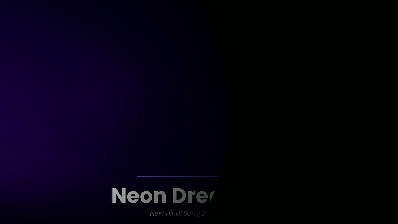 Neon Dreams - Atmospheric Hindi Song | New Hindi Song 2025