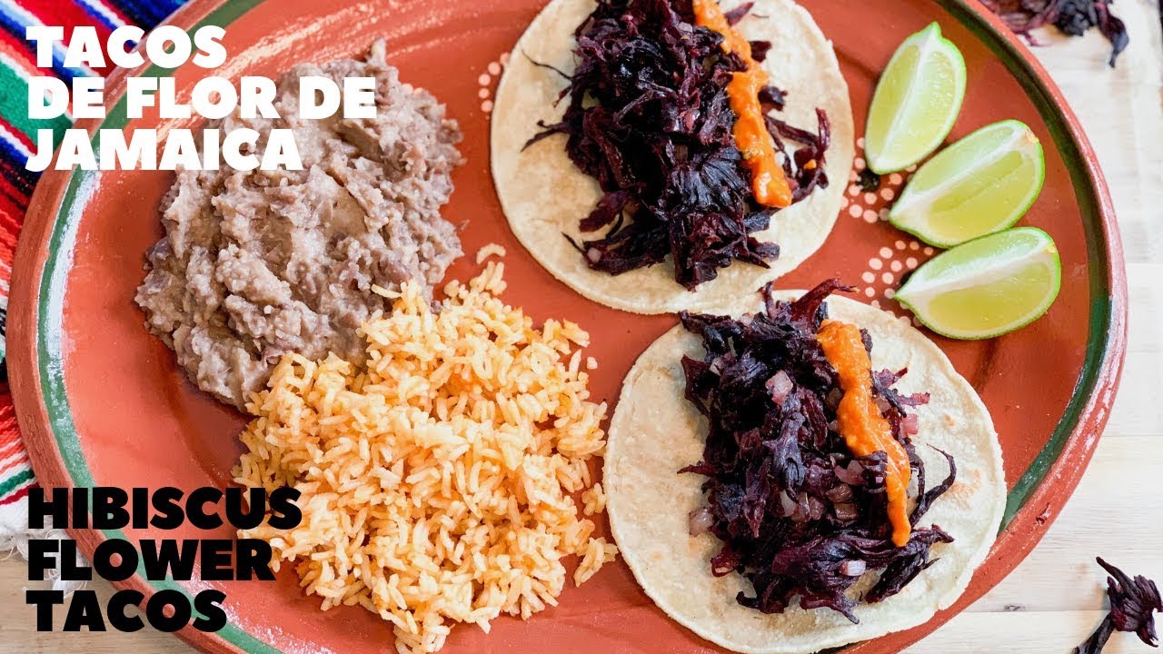 Hibiscus Flower Tacos | VivaVerduras