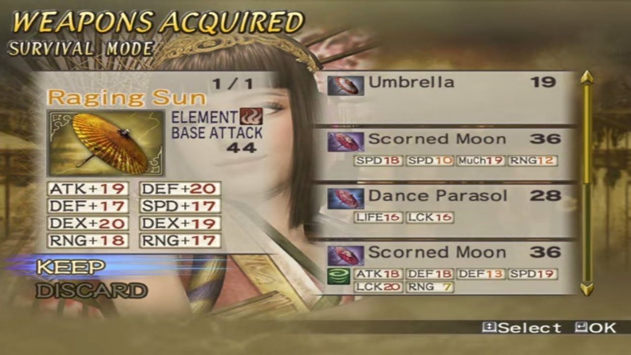 Getting Okuni's 4th weapon - Samurai Warriors 2