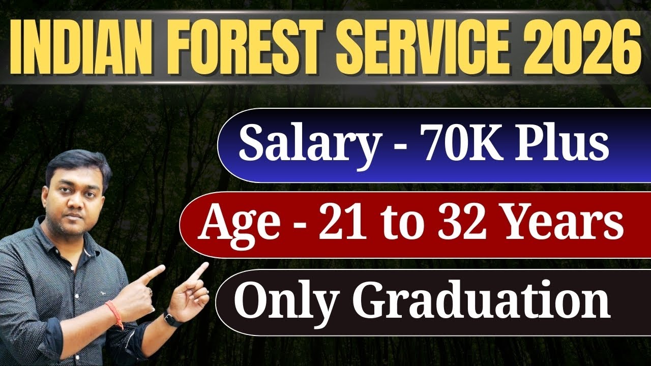 🚨UPSC Latest Recruitment 2026 - Indian Forest Service With Maximum Age 32 Years | #upsc #upscifs