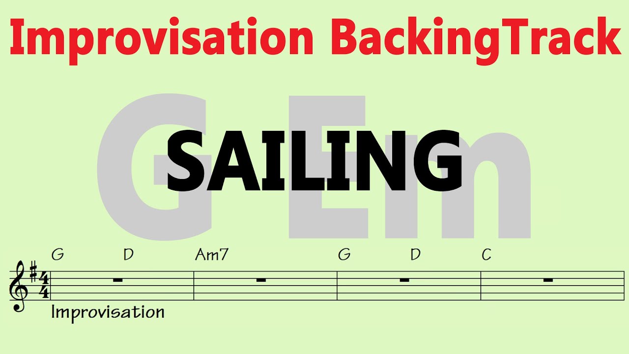 Rod Stewart - Sailing [G_key] [Em_key] Improvisation Guitar Backing Track