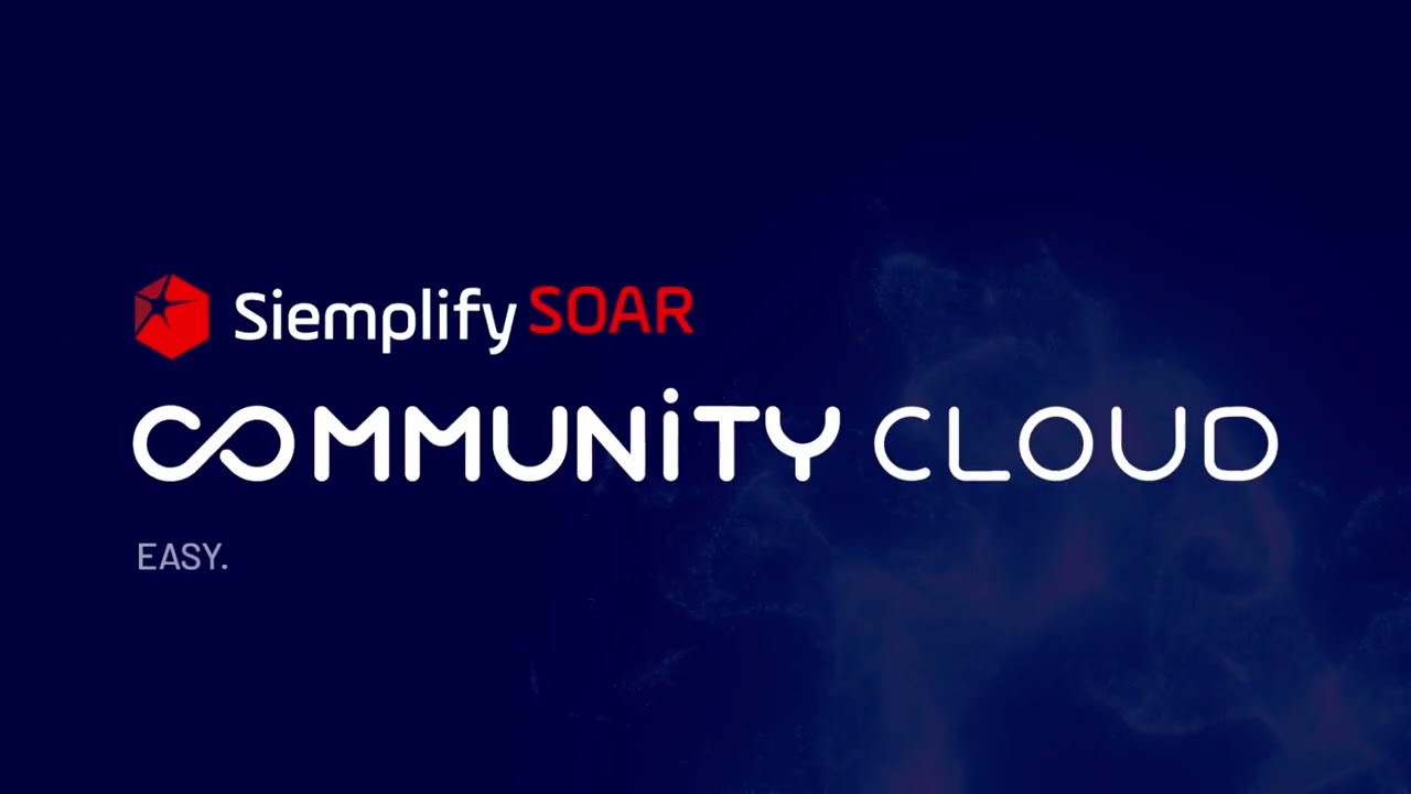 Siemplify SOAR Community Cloud