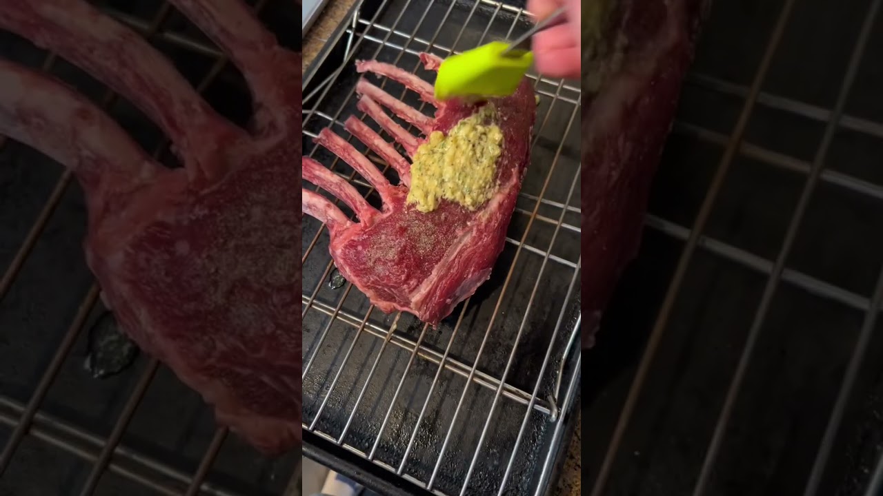 How to make a roast rack of lamb #lamb #rackoflamb