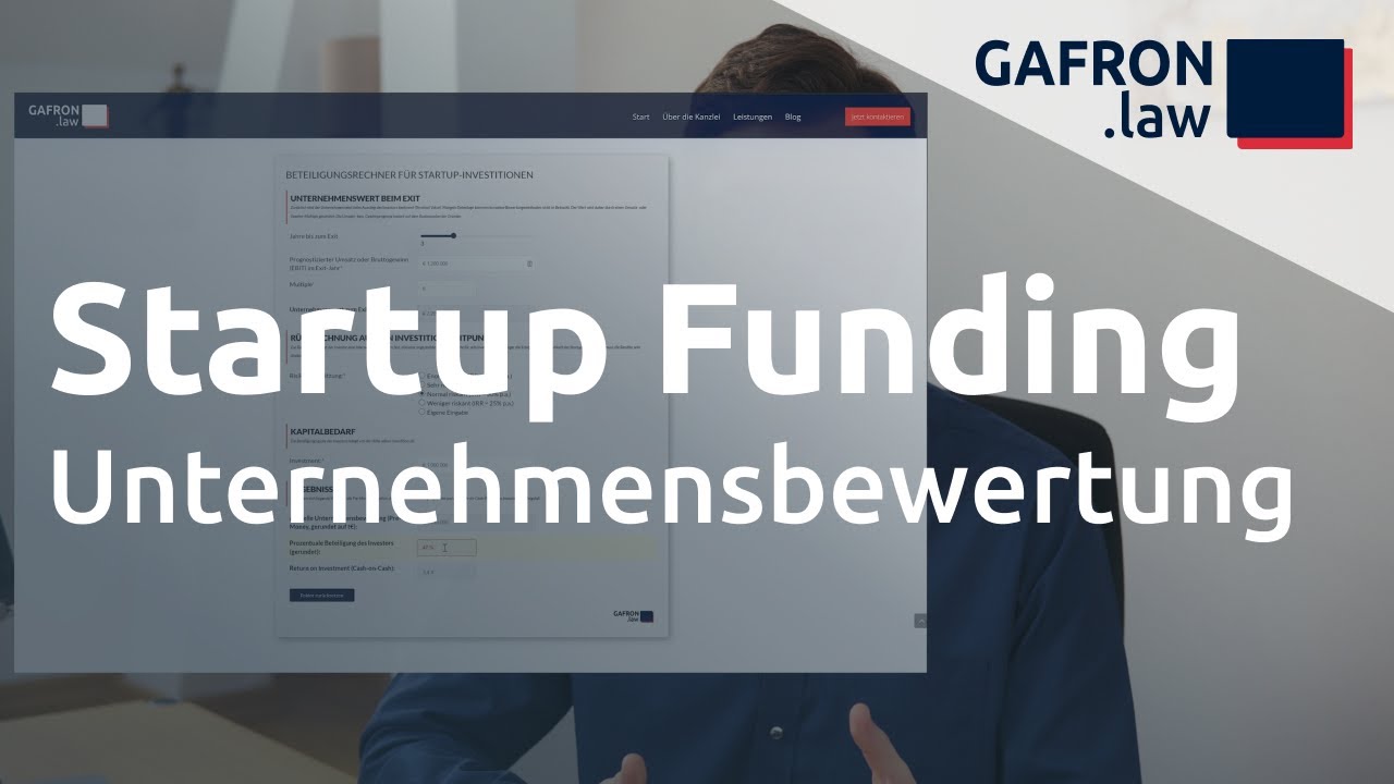 Startup Funding: UNTERNEHMENSBEWERTUNG verstehen