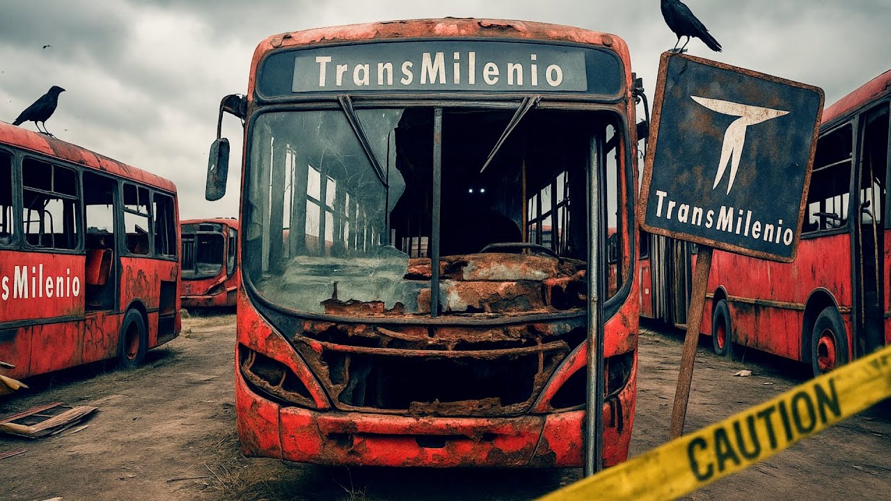 Encontré los BUSES ABANDONADOS en el cementerio de Transmilenio
