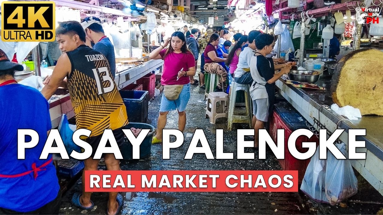 [4K] Pasay Palengke Walk Tour | Real Market Chaos & Filipino Street Life (2026)