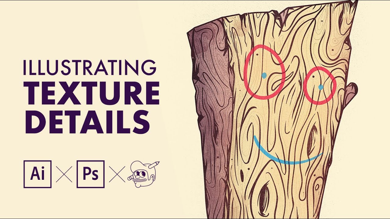 Illustrator & Photoshop Tutorial - Adding texture and details to your illustrations