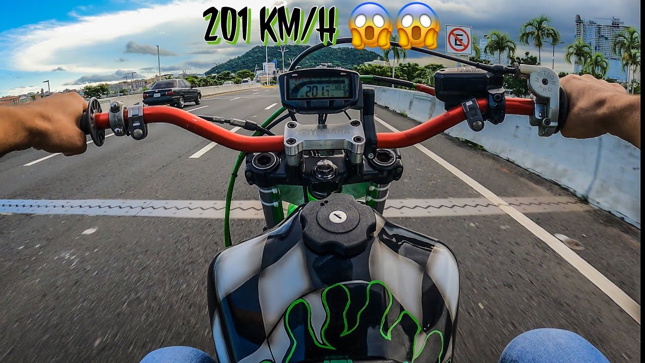Yamaha DT 175 - Modificada🔥😱 Alcanza los 201Km/H | Prueba de velocidad Volando encima Del Mar