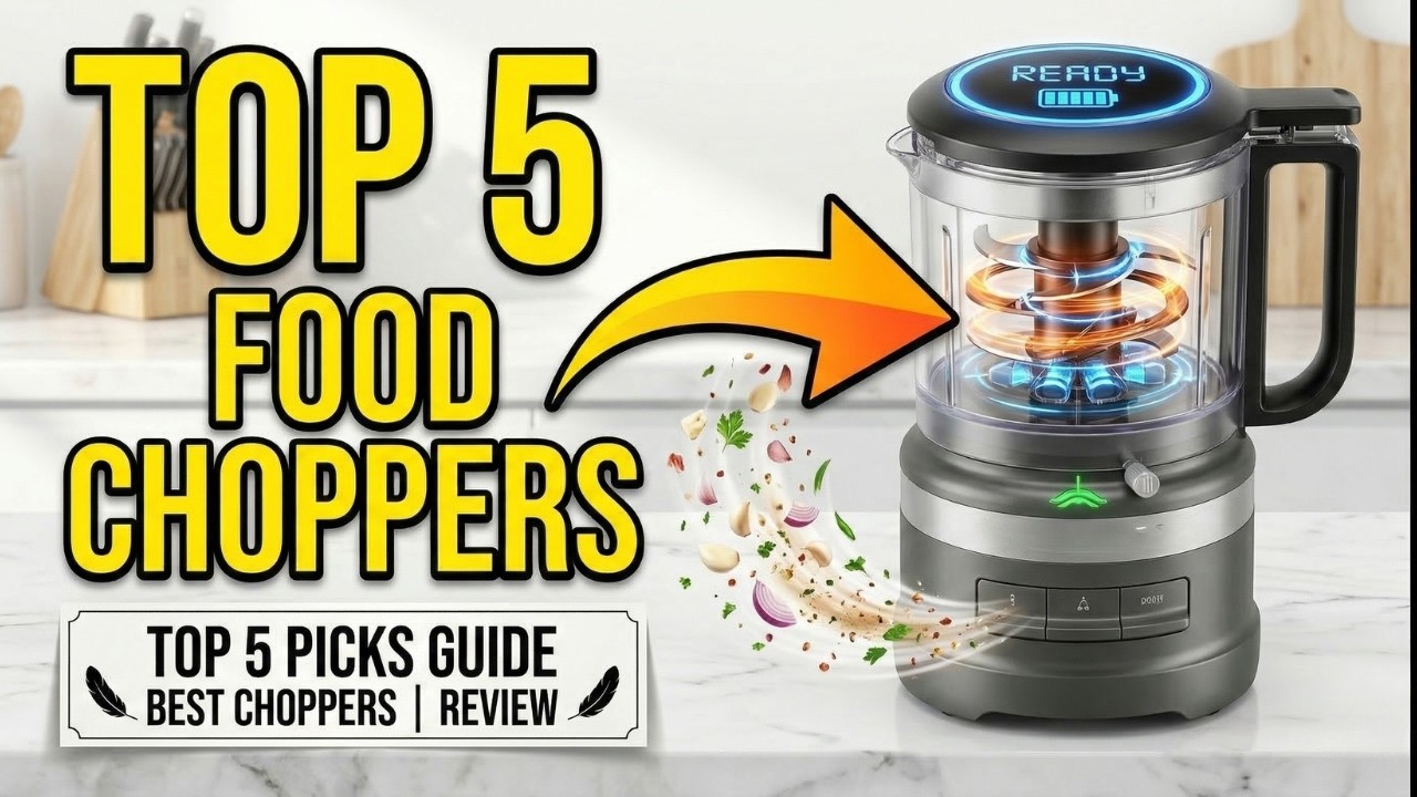 5 Best Food Processors & Choppers for Every Kitchen 🥣 [2026]