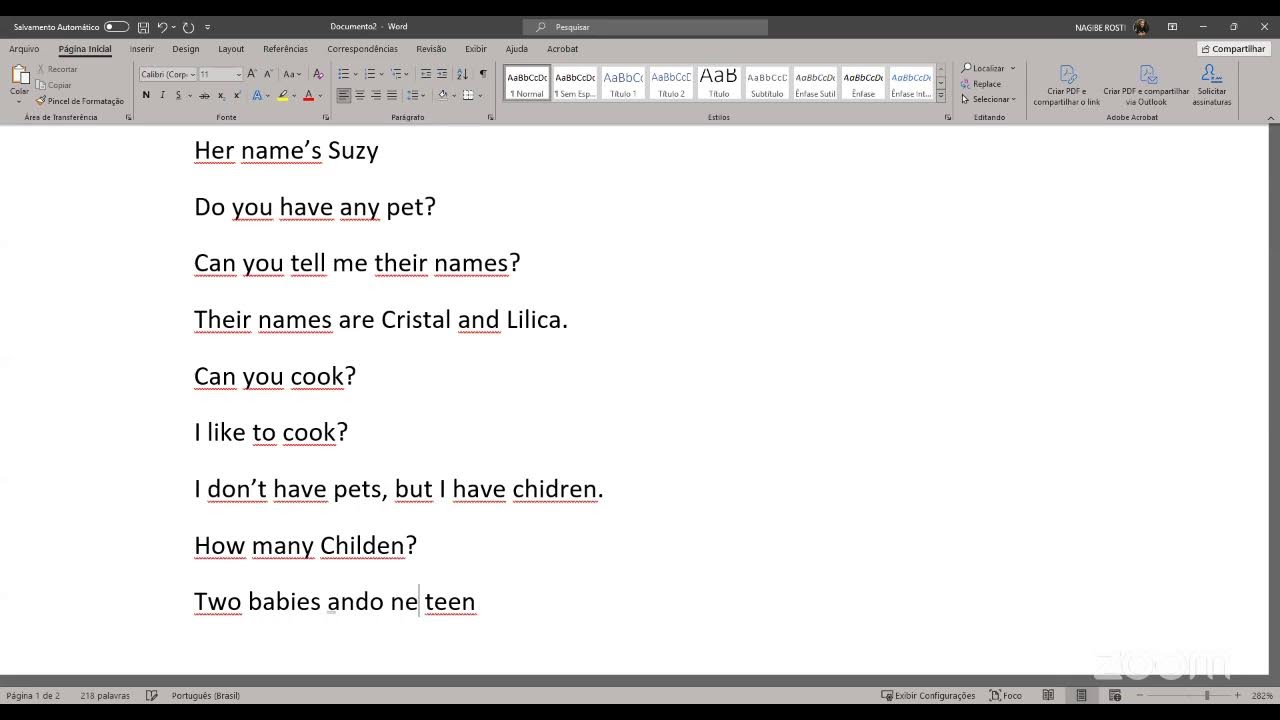 Conversation with Prof Nagibe