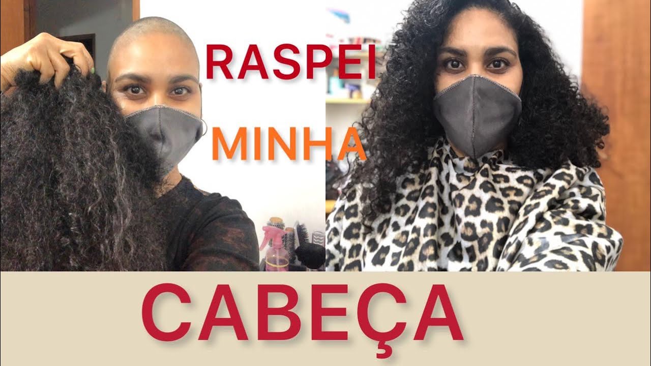 RASPEI MINHA CABEÇA.