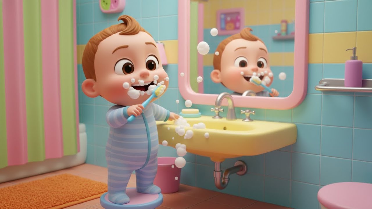 Baby Bedtime Routine Song for Kids | Soothing Lullaby & Nursery Rhymes for Toddlers 🌙🎶👶