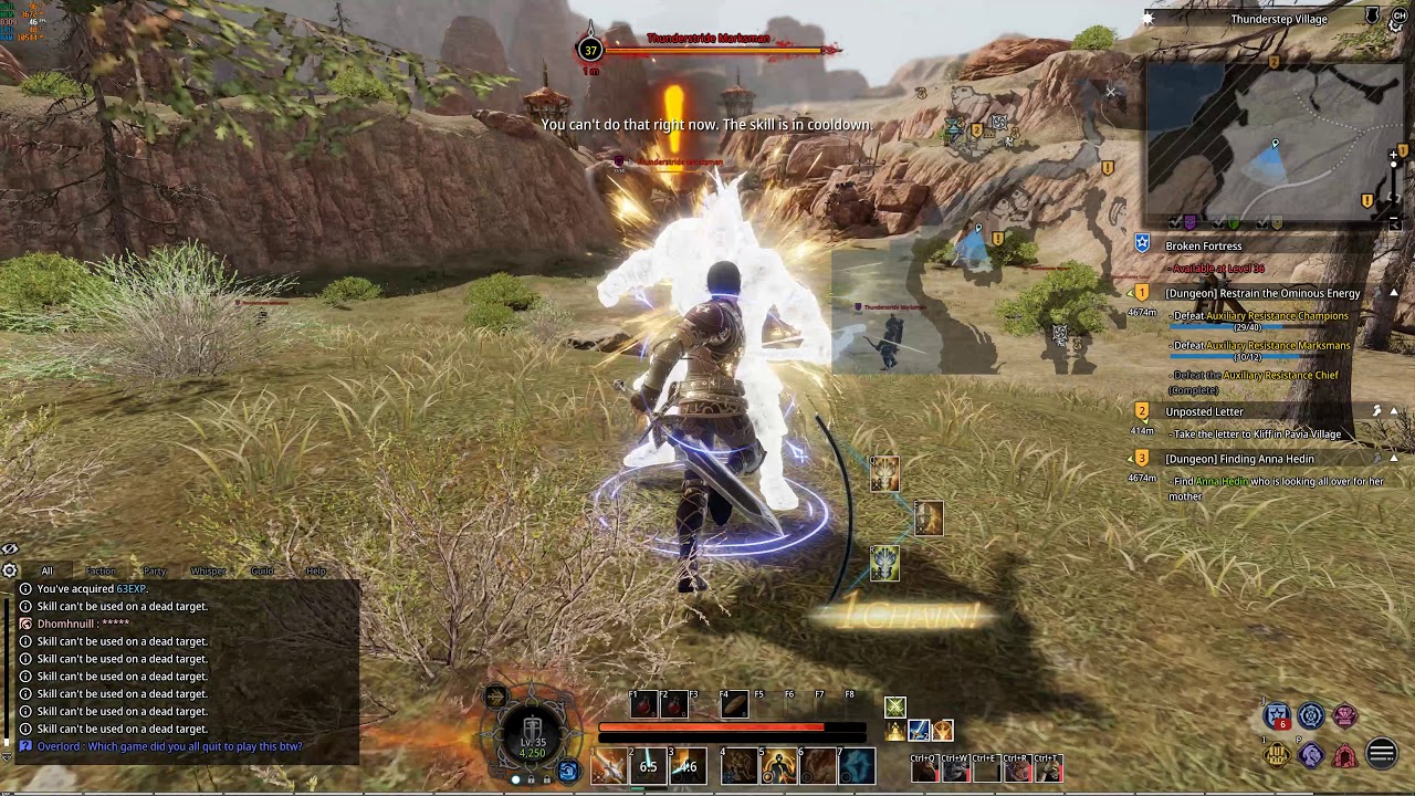 Bless Online Guardian Footage 8Combo @ 4k (3840x2160) w/ Msi Gtx 1070ti Duke