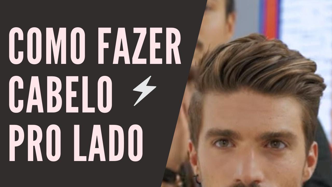 COMO FAZER CABELO MASCULINO DE LADO COM DIVIS&Oacute;RIA | CABELO MASCULINO 2019