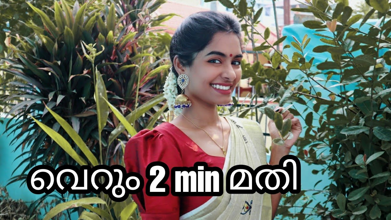 2 MIN bun hairstyles|3 jasmine flower hairstyles|Just 4 products vishu makeup look|Asvi Malayalam