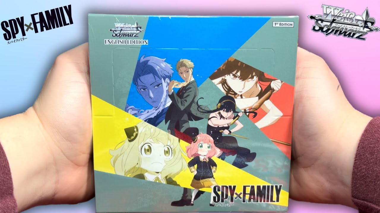 NEW SPY X FAMILY CARDS! OPENING A WEISS SCHWARZ SPY X FAMILY BOOSTER BOX!!