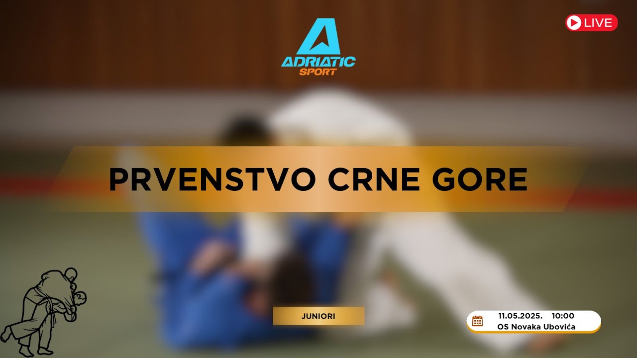 Džudo | Prvenstvo Crne Gore za juniore | LIVE