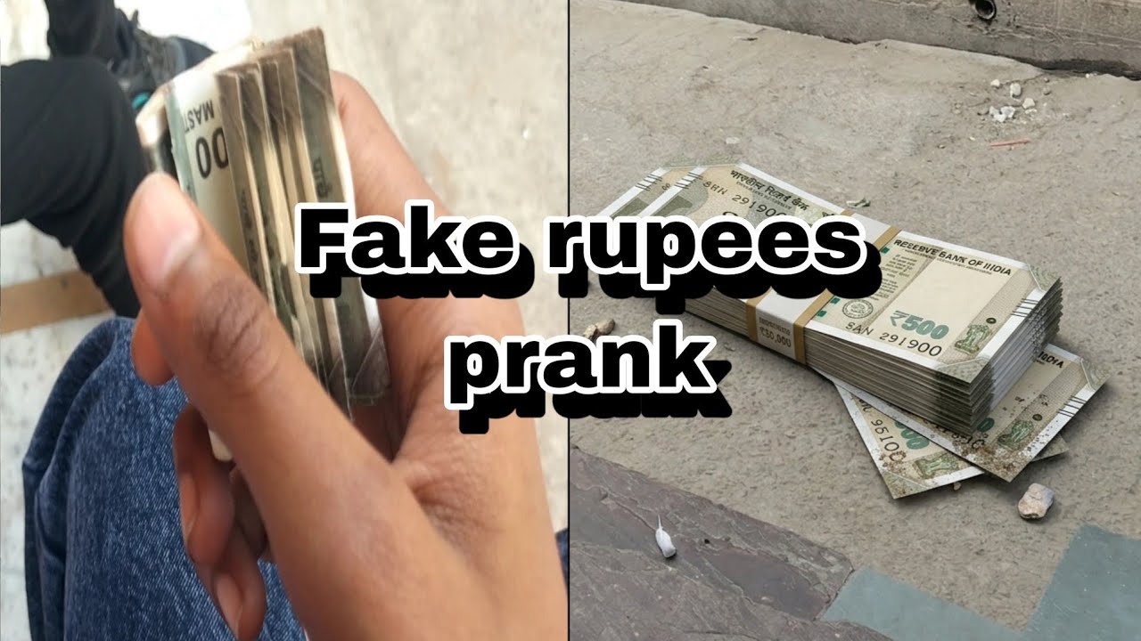 Fake rupees prank on stranger😜 Sab Pagal Ban Gaye🤣😁