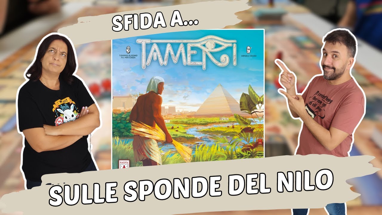 Tameri Partita Completa al Gioco da Tavolo gestionale dell'antico Egitto ora su Gamefound!